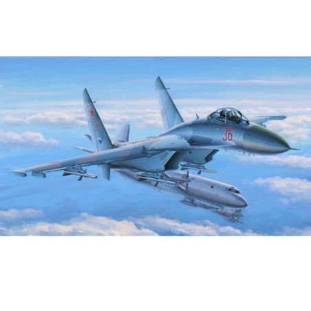 SU-27 plastic plane model Flanker Early 1/48 | Scientific-MHD SU-27 plastic plane model Flanker Early 1/48 | Scientific-MHD
