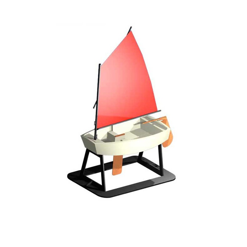 Static sailboat OPTIMIST | Scientific-MHD