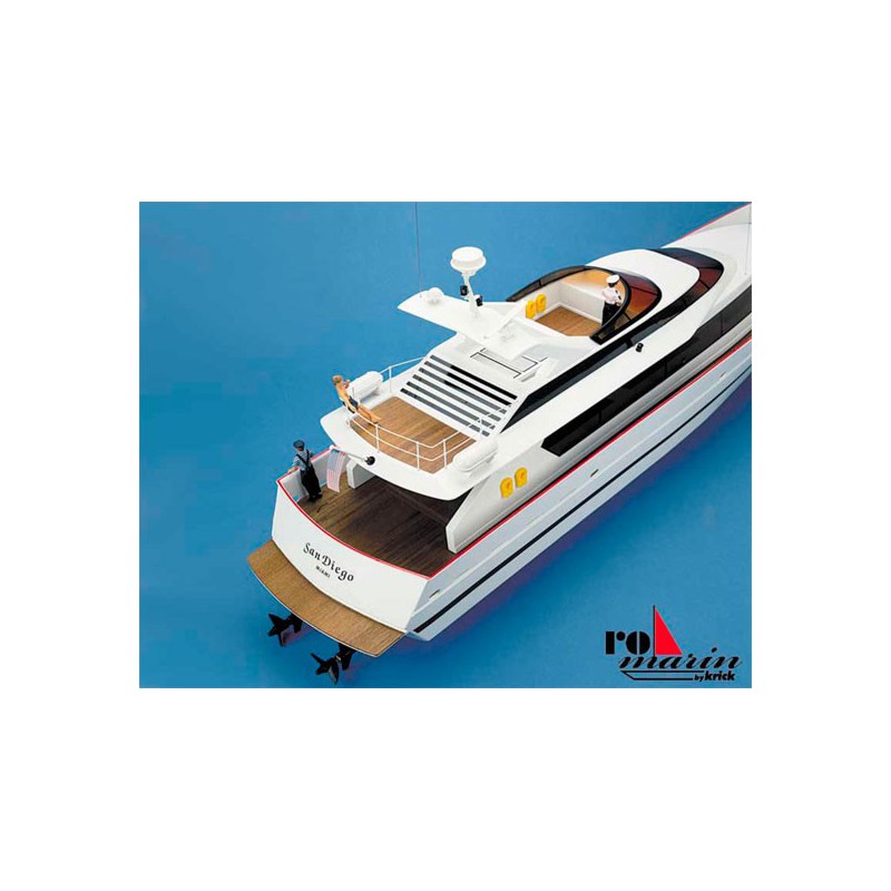 San Diego 1/25 Introductive Electric Boat in Kit | Scientific-MHD