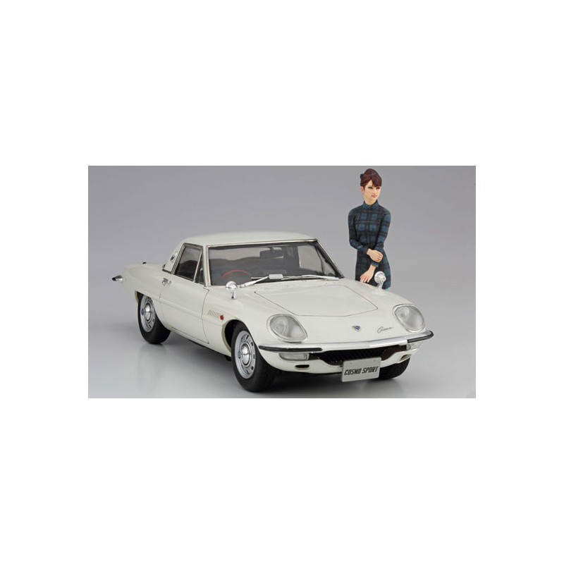 Mazda Cosmo Sport L10b plastic car cover with figurine | Scientific-MHD