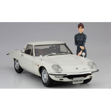 Mazda Cosmo Sport L10b plastic car cover with figurine | Scientific-MHD