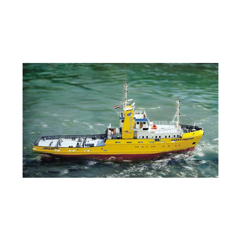 HAPPY HUNTER R/C radio -controlled electric boat | Scientific-MHD