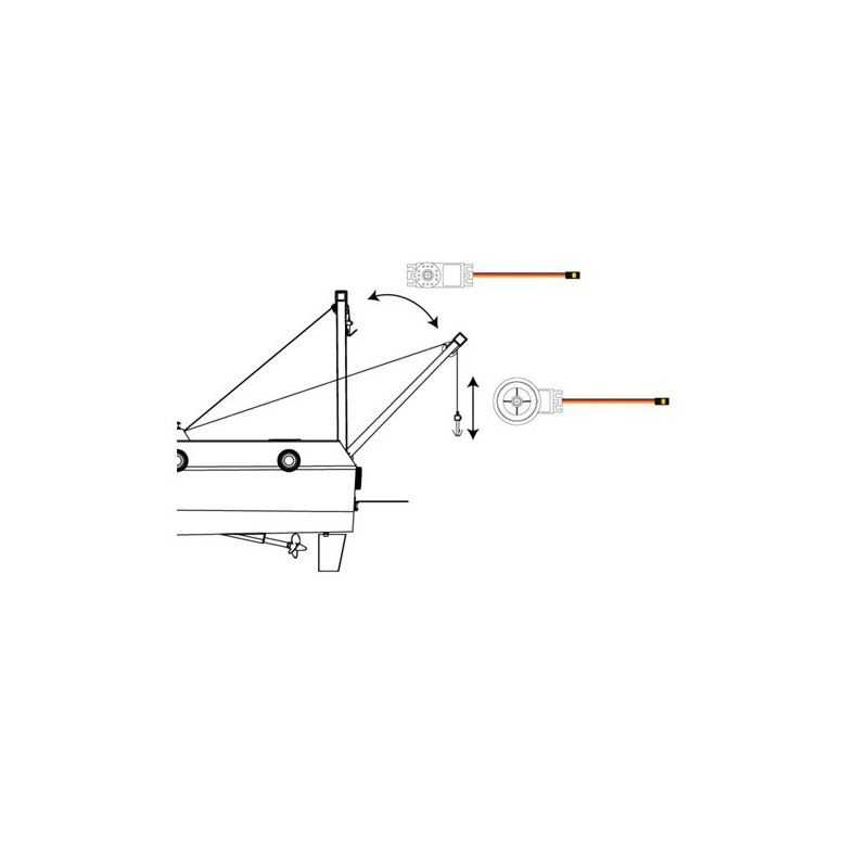 Radio boat accessory Kit function of the hoist for paula | Scientific-MHD