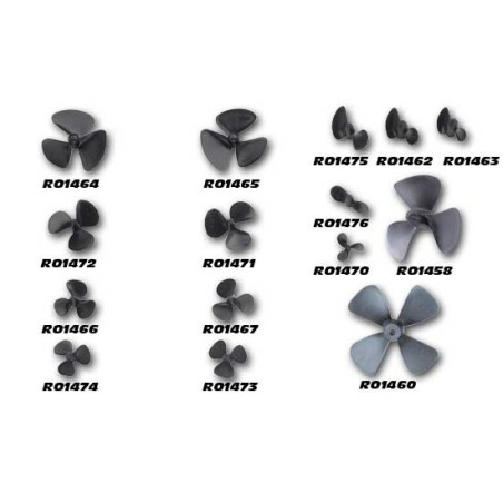 Radio -controlled boat accessory 50mm Rotation on the left propeller | Scientific-MHD Radio -controlled boat accessory 50mm Rotation on the left propeller | Scientific-MHD