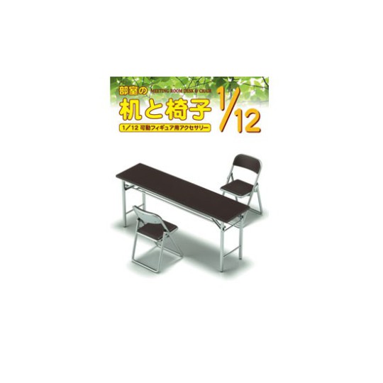 Educational plastic model meeting room desk & chairs 1/12 Educational plastic model meeting room desk & chairs 1/12 | Scientific-MHD