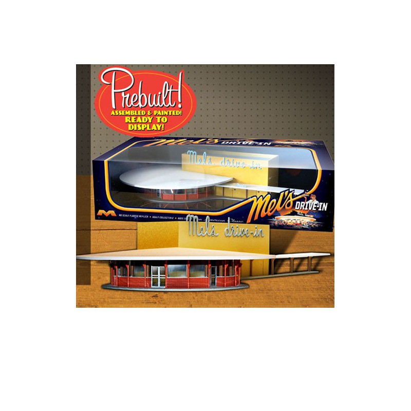 Diorama model mounted and painted mels drive in 1960 mounted | Scientific-MHD