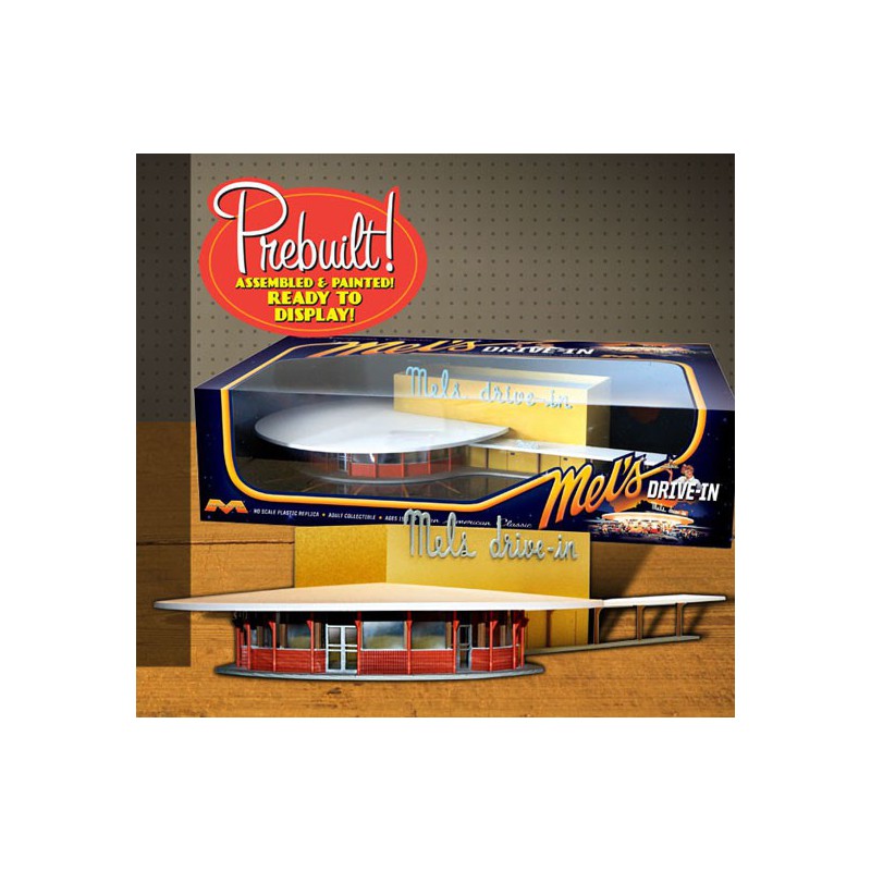 Diorama model mounted and painted mels drive in 1960 mounted | Scientific-MHD