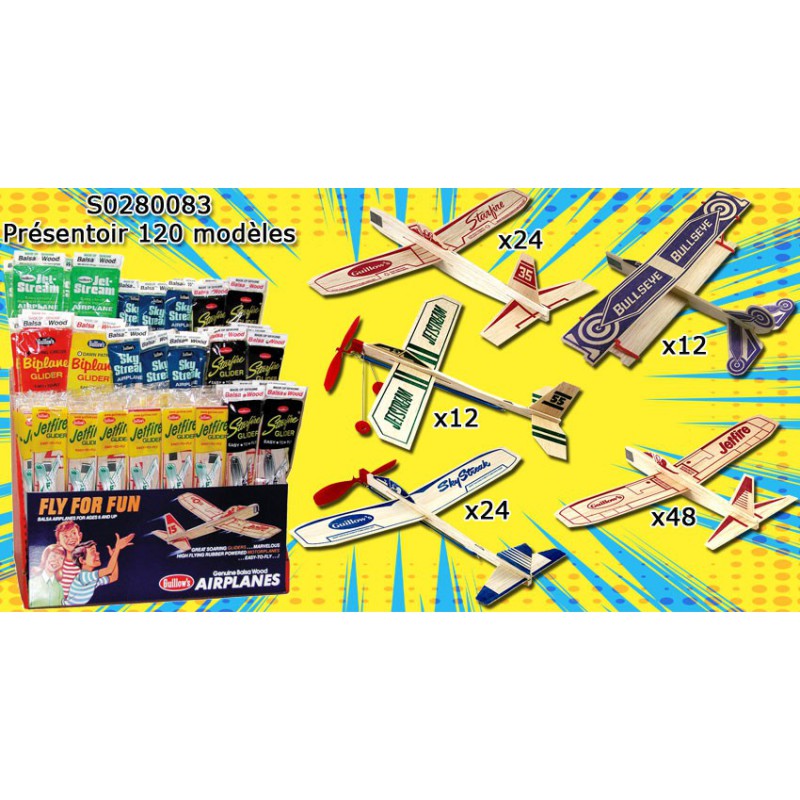 Free flight airplane radio controllers 120 gliders | Scientific-MHD