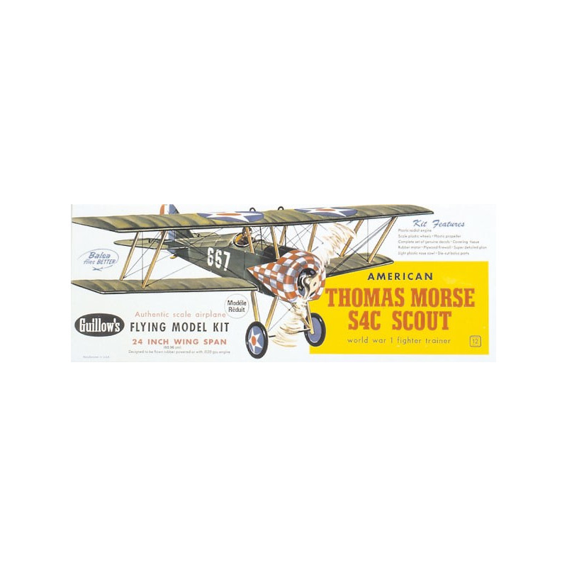 Free radio -free flight plane Thomas Morse Scout | Scientific-MHD
