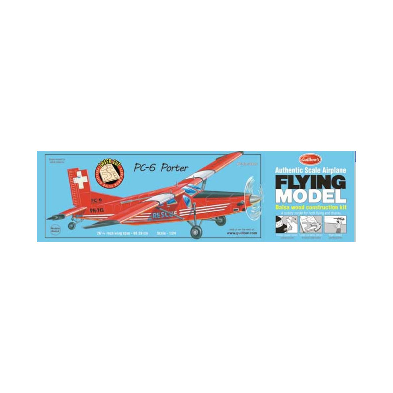 Radio-free flight airplane Pilatus PC-6 Porter | Scientific-MHD