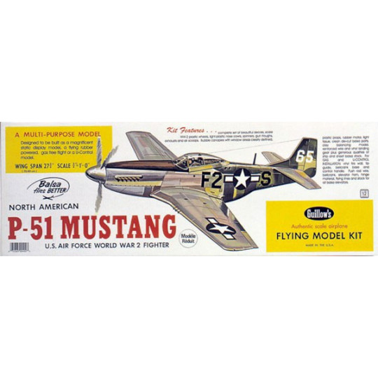 Free radio-free flight plane P-51 Mustang | Scientific-MHD