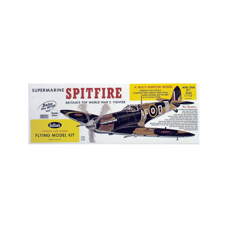 Spitfire free -speed free flight aircraft | Scientific-MHD