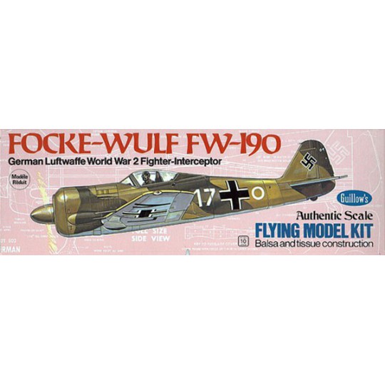 Free-free free flight airplane Focke Wulf FW-190 Free-free free flight airplane Focke Wulf FW-190 | Scientific-MHD