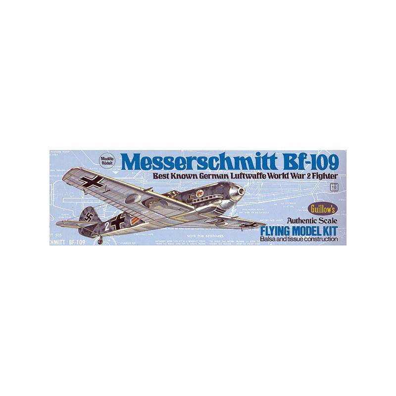 Free-free free flight plane Messerschmitt BF-109 | Scientific-MHD