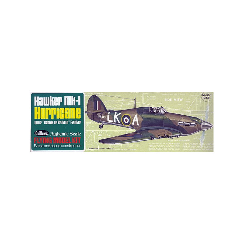 Hawker Hurricane radio -free flight airplane | Scientific-MHD