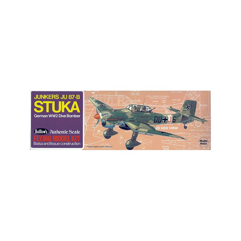 Free-free flight airplane Stuka JU-87B | Scientific-MHD