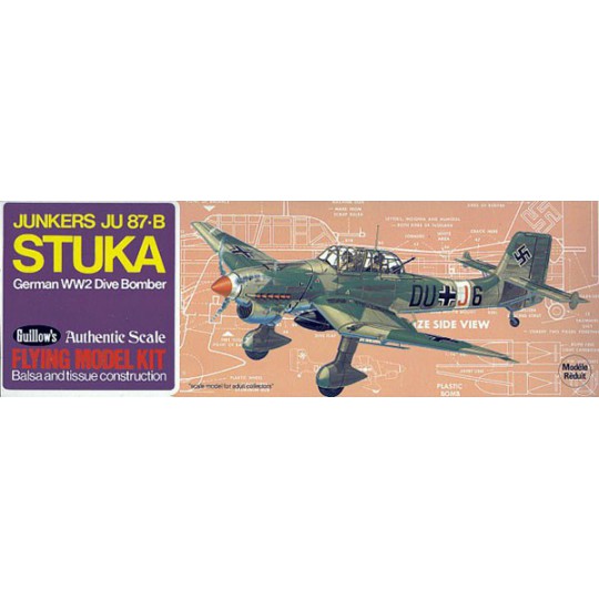 Free-free flight airplane Stuka JU-87B | Scientific-MHD