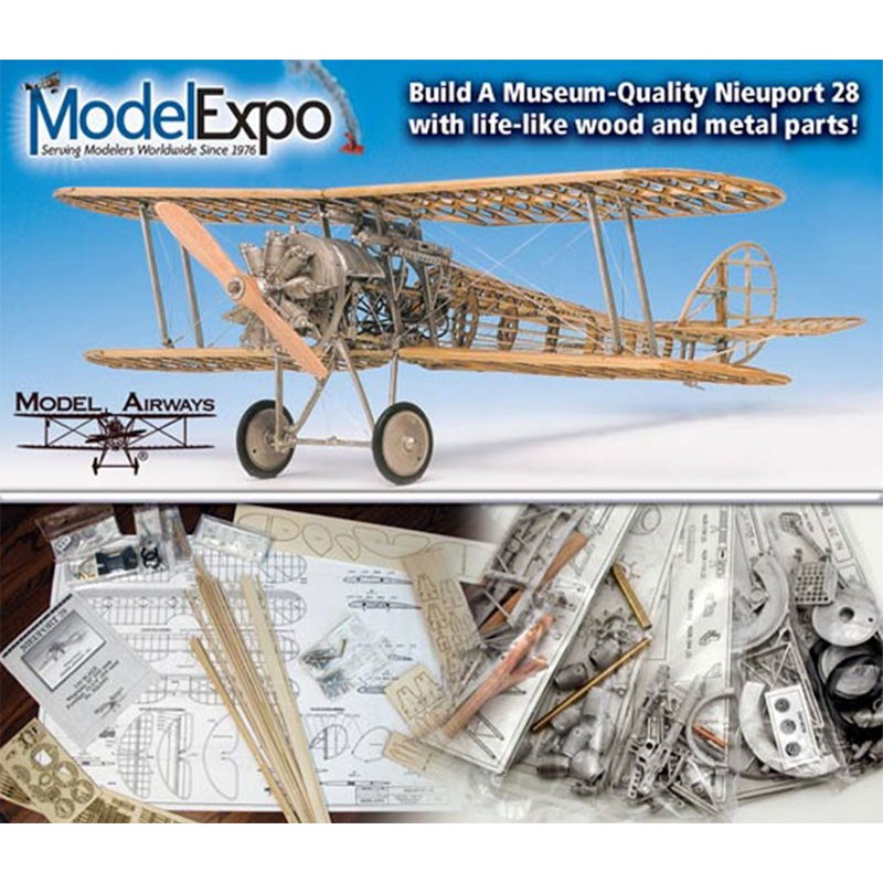 Nieuport wooden plane model 28 1/16 | Scientific-MHD