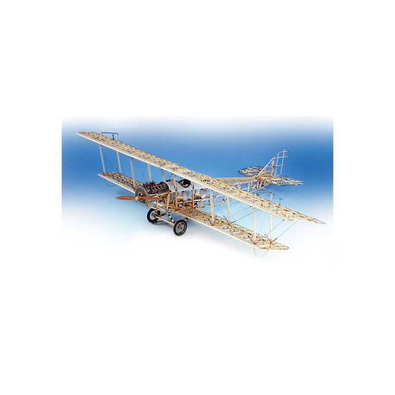 Wooden plane model Curtiss JN-4D Jenny 1/16 | Scientific-MHD