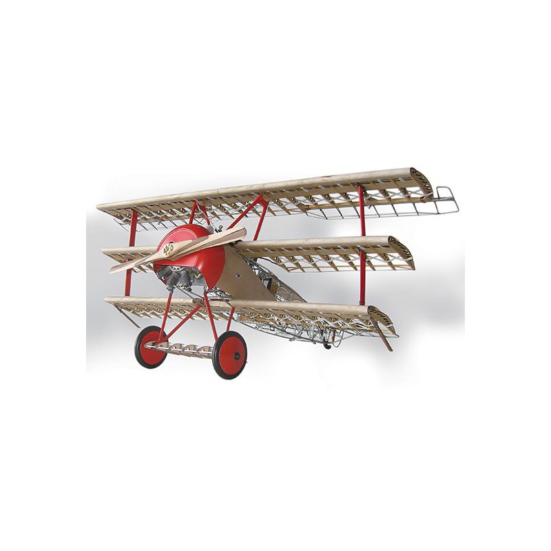 Wooden plane model Fokker DR1 1/16 | Scientific-MHD
