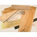 Wooden plane model Wagon Constoga 1/12 | Scientific-MHD Wooden plane model Wagon Constoga 1/12 | Scientific-MHD