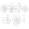 Draft electric motor DM4330 KV340 engine | Scientific-MHD