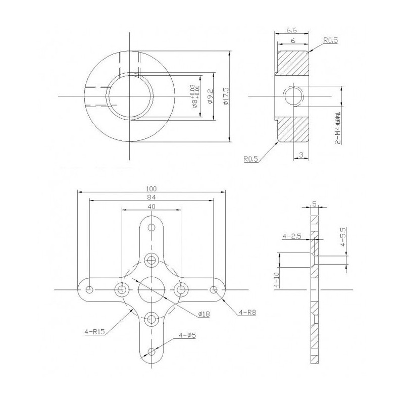 Draft electric motor DM5330 KV260 engine | Scientific-MHD