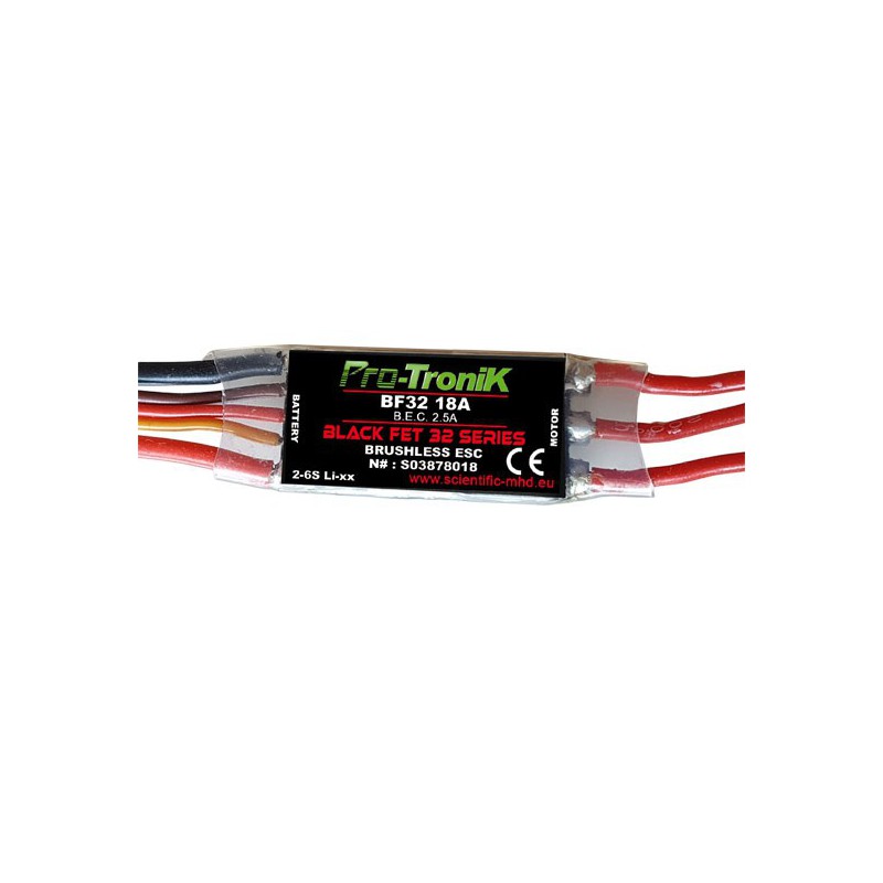 Radio-controlled electric motor BF32-18A variator | Scientific-MHD