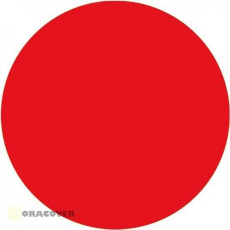 Oracover Oracover Red Fluo Transparent 10m | Scientific-MHD