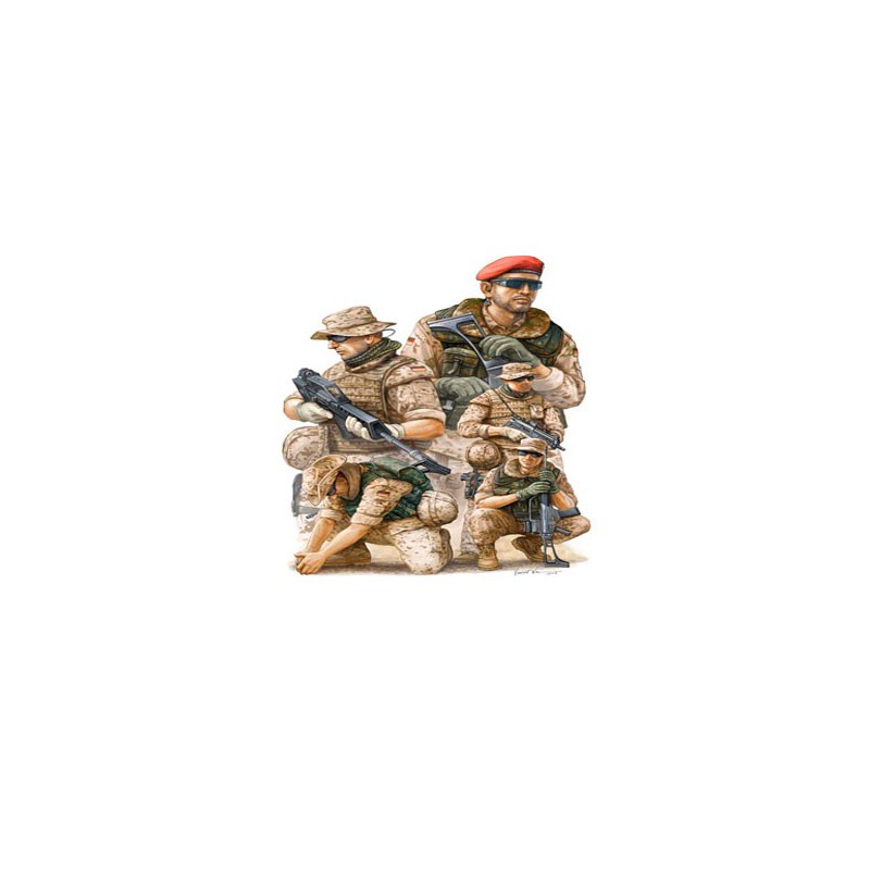 ISAF Soldiers in Afghanistan figurine | Scientific-MHD