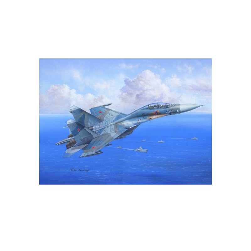 SU-27UB plastic plane model Flanker C 1/48 | Scientific-MHD