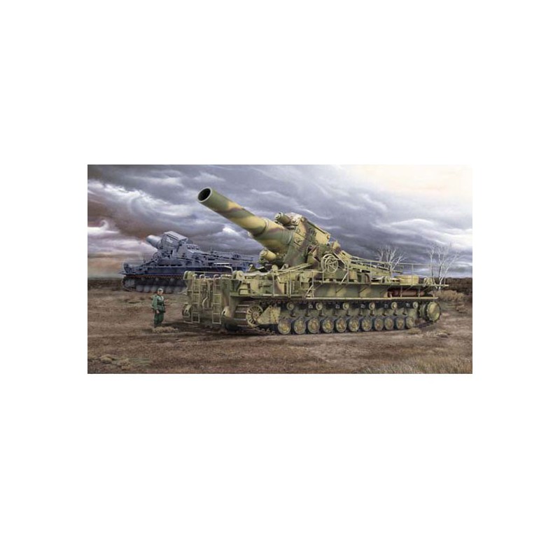 Morser Karl-Great plastic tank model | Scientific-MHD