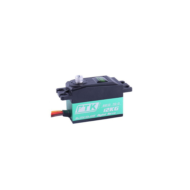 Servos for radio control PTK Servo Digital 8812TG-D 12K | Scientific-MHD