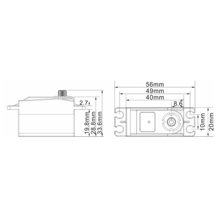 Servos for radio control PTK Servo Digital 8812TG-D 12K | Scientific-MHD Servos for radio control PTK Servo Digital 8812TG-D 12K | Scientific-MHD