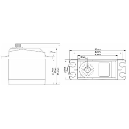 Servos for radio control PTK Servo Digital 8830 SSGD 30K | Scientific-MHD Servos for radio control PTK Servo Digital 8830 SSGD 30K | Scientific-MHD