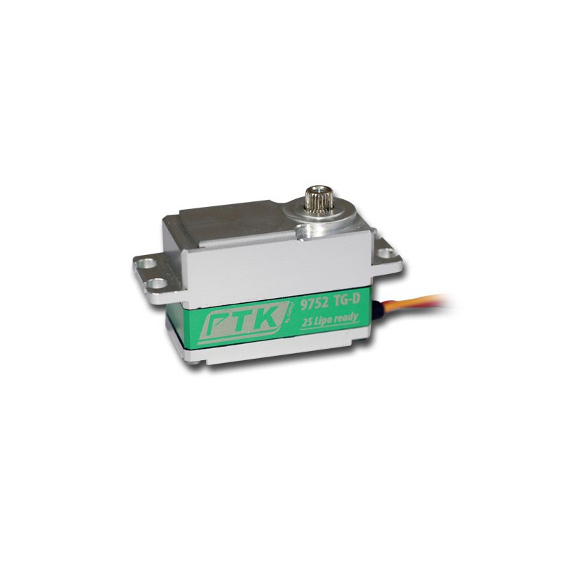 Servos for radio control PTK Servo Low Profile Digital Coreless 9752 TG-D | Scientific-MHD