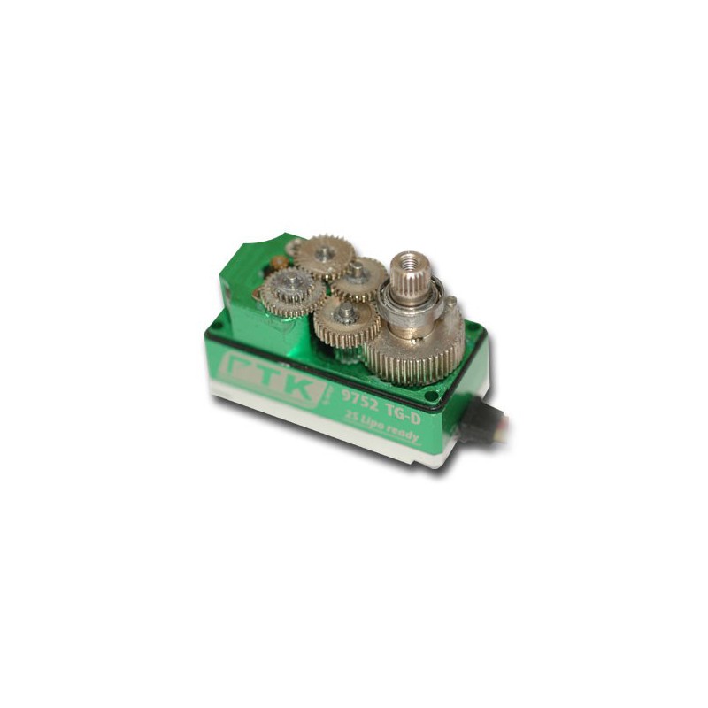 Servos for radio control PTK Servo Low Profile Digital Coreless 9752 TG-D | Scientific-MHD