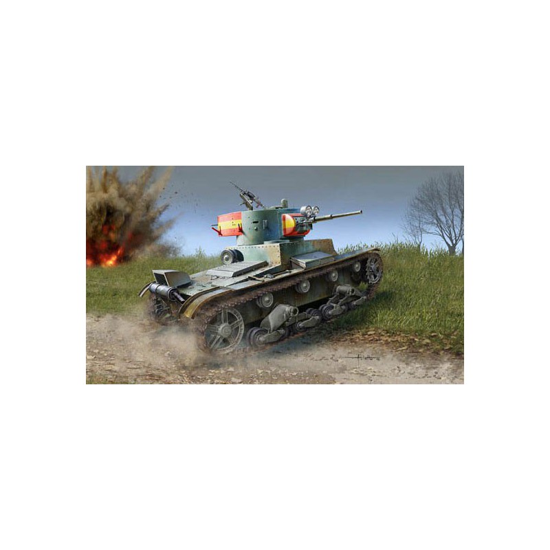 SOVIET T-26 PLASTIC CHARQUET T-26 1936/37 1/35 | Scientific-MHD