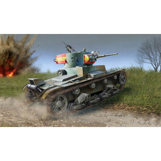 SOVIET T-26 PLASTIC CHARQUET T-26 1936/37 1/35 SOVIET T-26 PLASTIC CHARQUET T-26 1936/37 1/35 | Scientific-MHD