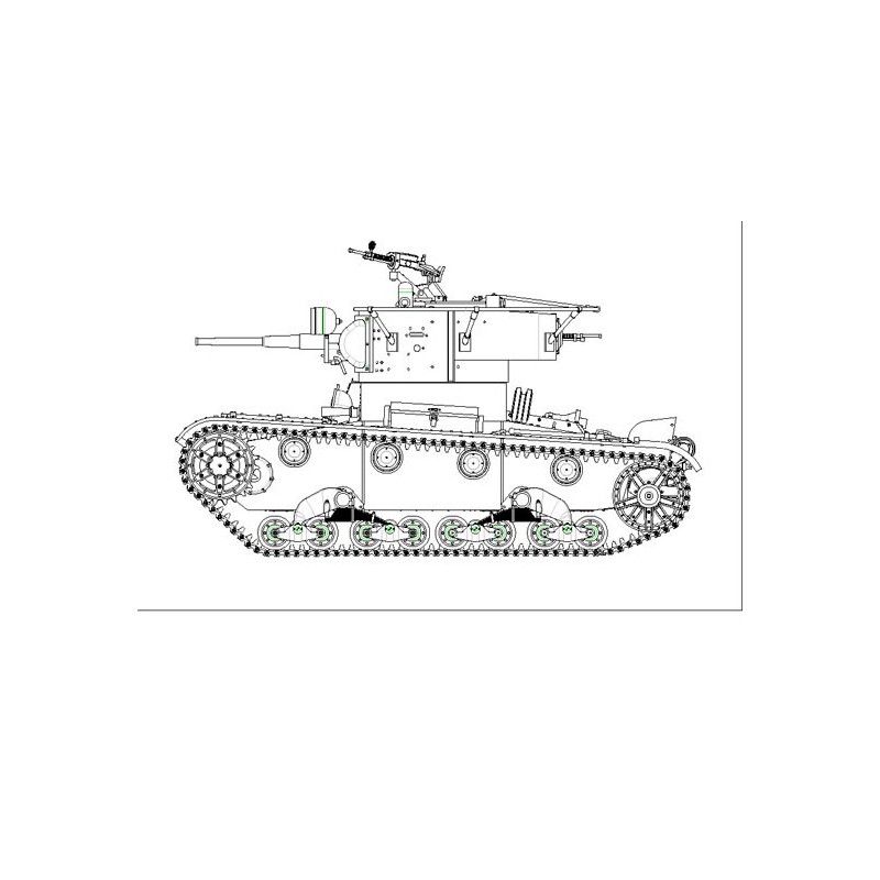 SOVIET T-26 PLASTIC CHARQUET T-26 1936/37 1/35 | Scientific-MHD