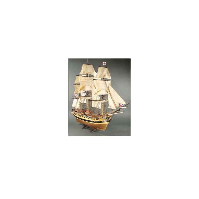 Static boat HMS Mercury 1779 Ech. 1/72 | Scientific-MHD