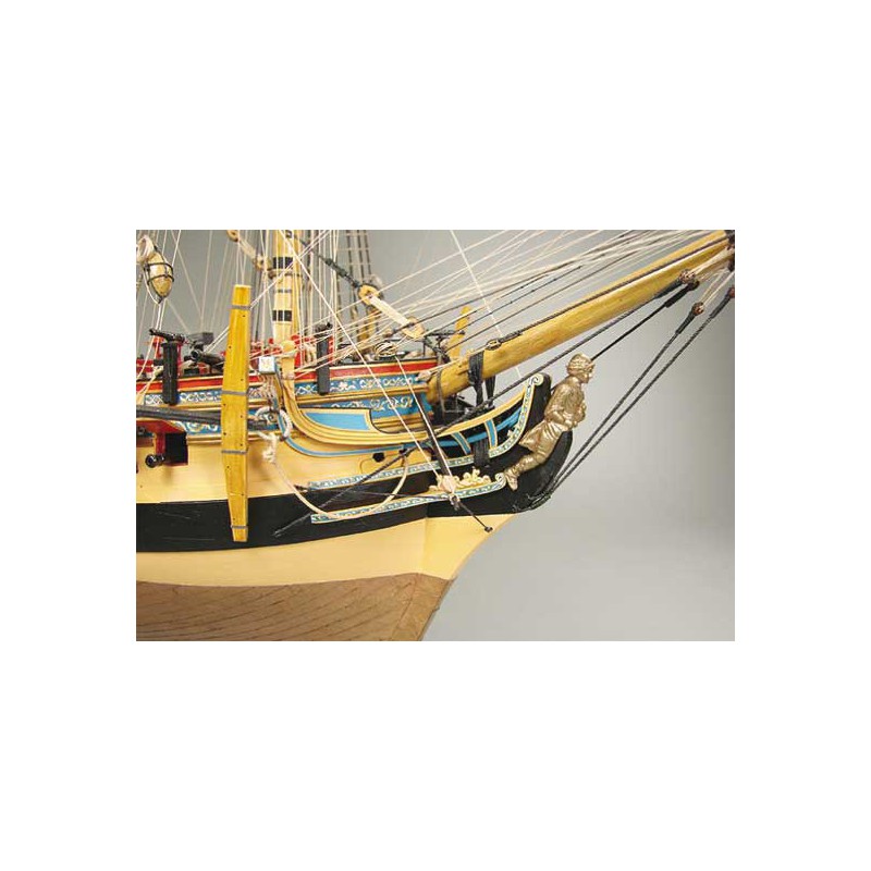 Static boat HMS Mercury 1779 Ech. 1/72 | Scientific-MHD