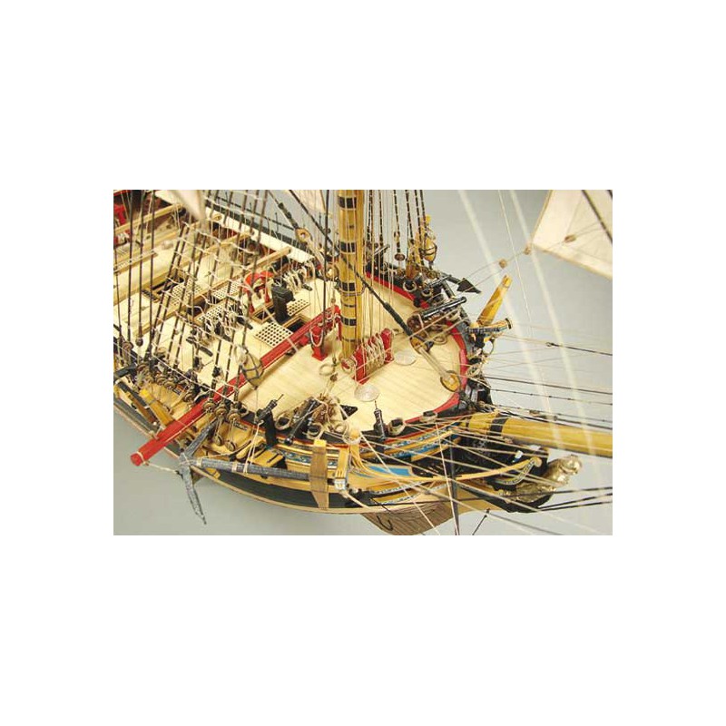 Static boat HMS Mercury 1779 Ech. 1/72 | Scientific-MHD