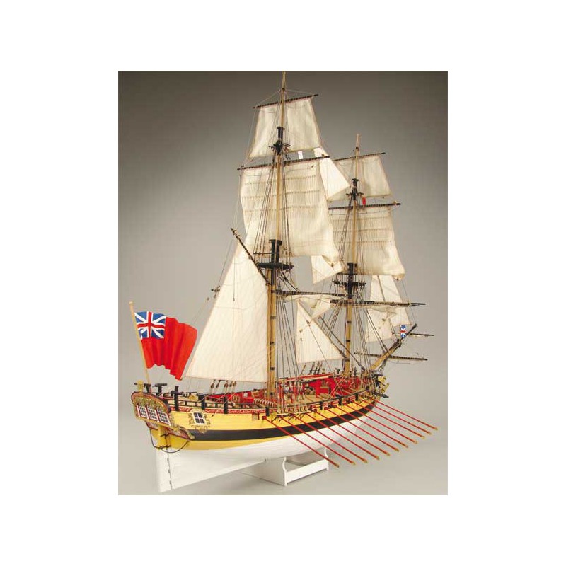 Static boat HMS Wolf 1754 Ech. 1/72 | Scientific-MHD