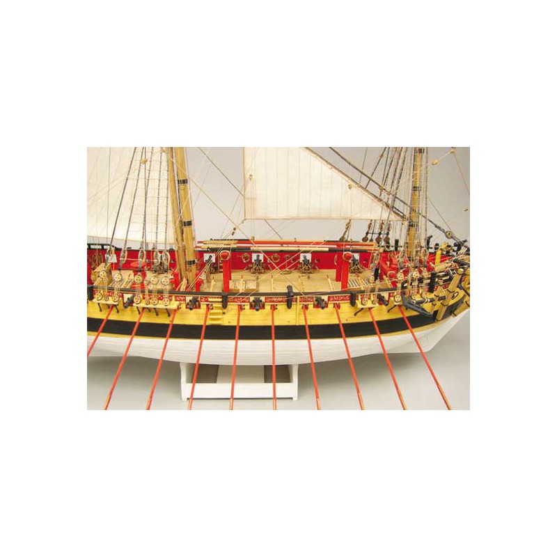 Static boat HMS Wolf 1754 Ech. 1/72 | Scientific-MHD