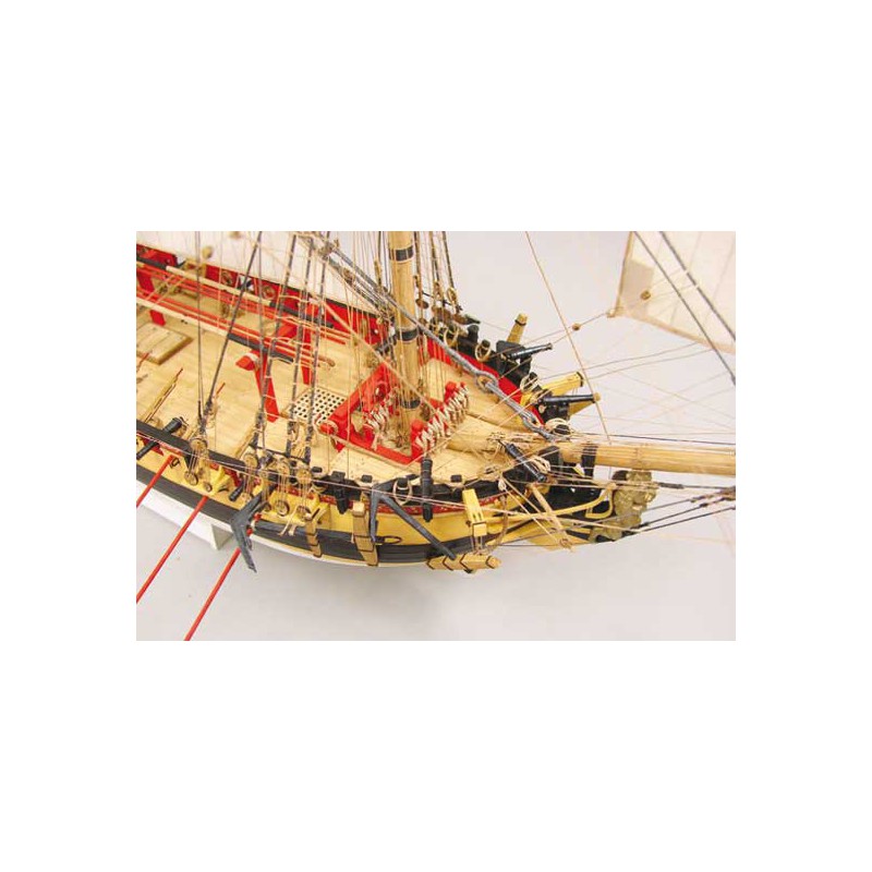 Static boat HMS Wolf 1754 Ech. 1/72 | Scientific-MHD