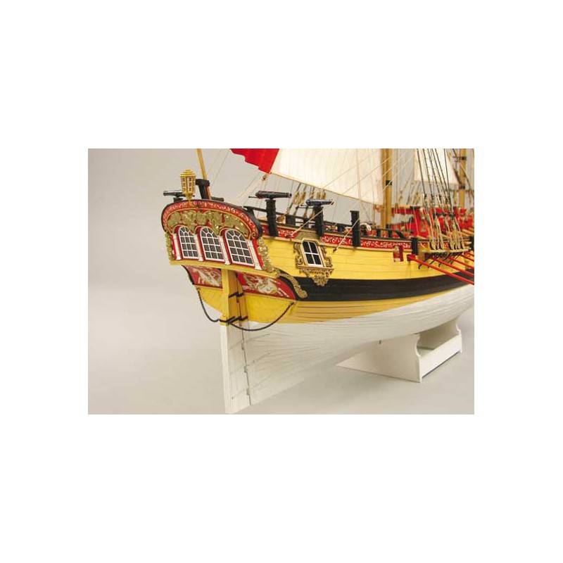 Static boat HMS Wolf 1754 Ech. 1/72 | Scientific-MHD