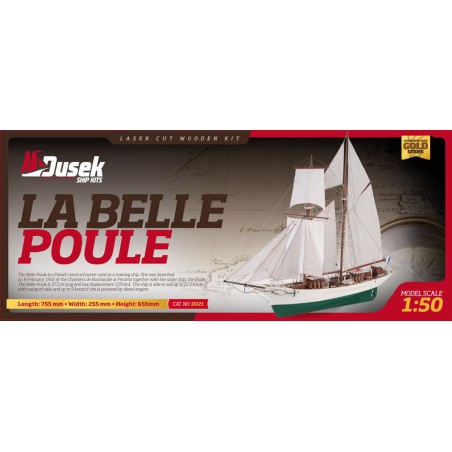 Static boat the beautiful hen 1/50 | Scientific-MHD Static boat the beautiful hen 1/50 | Scientific-MHD