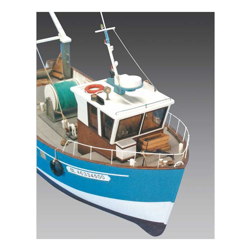 Radiocheted electric boat Boulognes Etaples RC 1/20 | Scientific-MHD