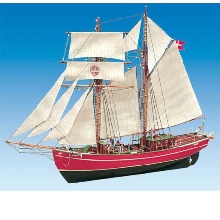 Static boat Lilla Dan 1/50 | Scientific-MHD Static boat Lilla Dan 1/50 | Scientific-MHD